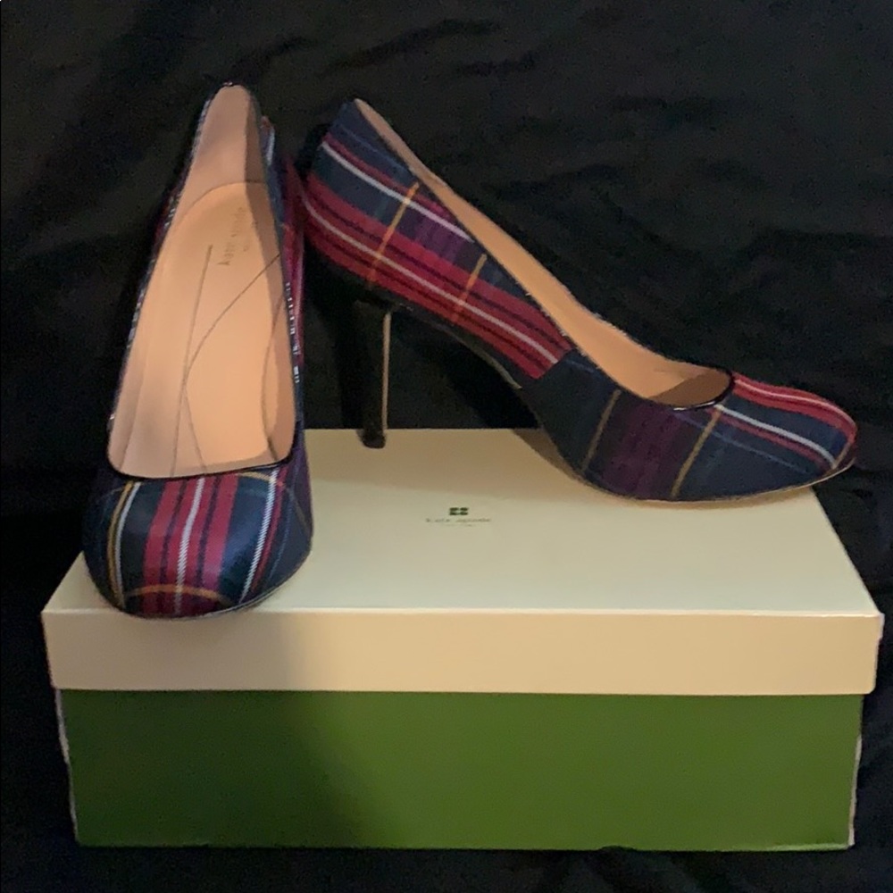 Kate Spade, Plaid Heels